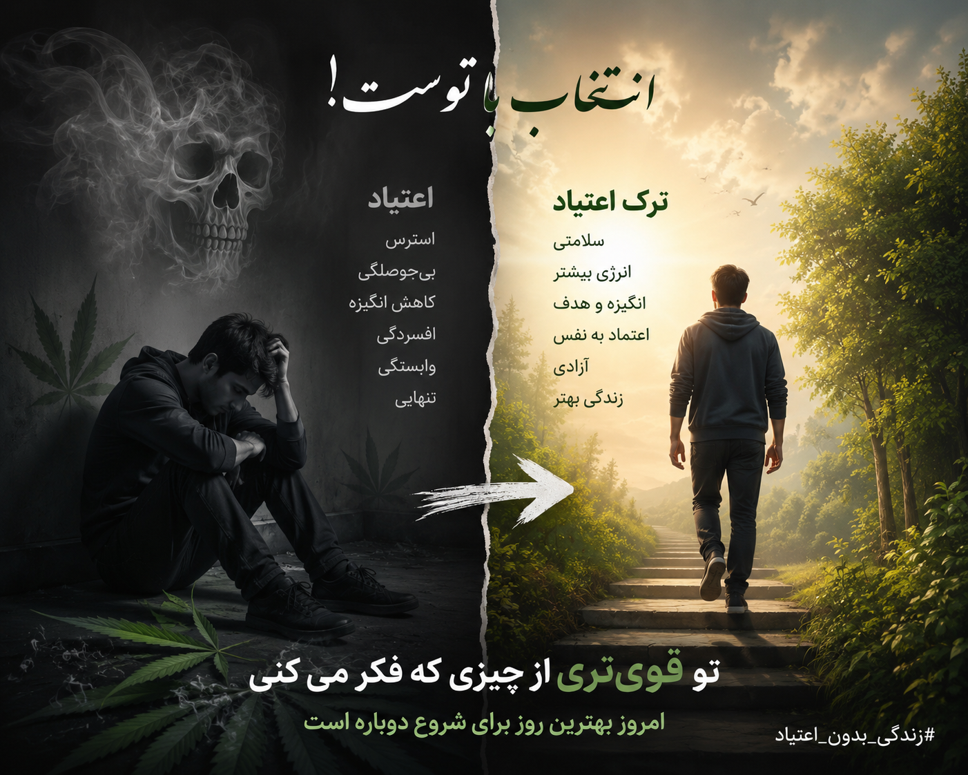 ترک اعتیاد گل - کلینیک شوق امید